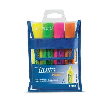 Evidenziatori tratto video    4 colori