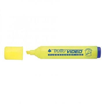 Evidenziatore tratto video giallo    1 pezzo
