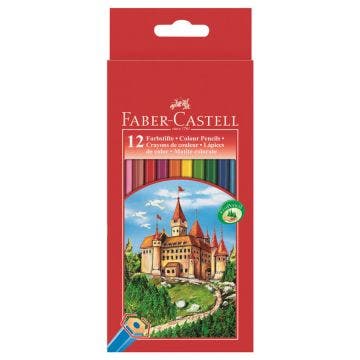 Matite colorate esagonali faber castell - 12 pz 12 col