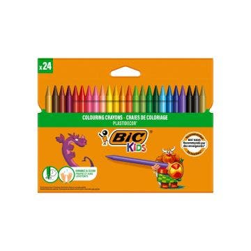 Plastidecor bic kids - 24 pezzi 24 colori