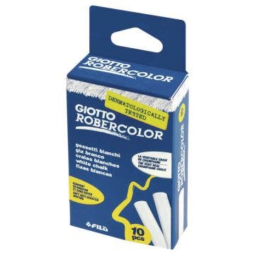 Gessi per lavagna giotto robercolor - 10 pezzi bianchi