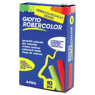 Gessi per lavagna giotto robercolor - 10 pezzi 10 colori