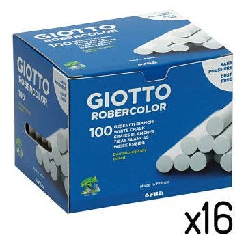 Gessi per lavagna giotto robercolor - 1600 pezzi bianchi