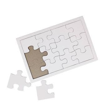Puzzle bianchi con cornice