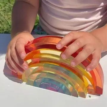 Arcobaleno traslucente