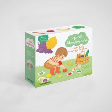 Piccoli montessori  i miei frutti e ortaggi di feltro