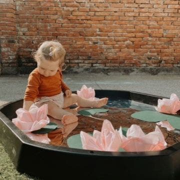 Piano a specchio per tuff tray
